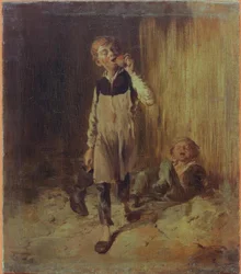 W. Busch, Shoemaker Boys After a Fight